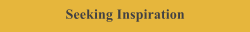 Seeking Inspiration